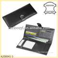 New leater credit card wallet with calculator and pen